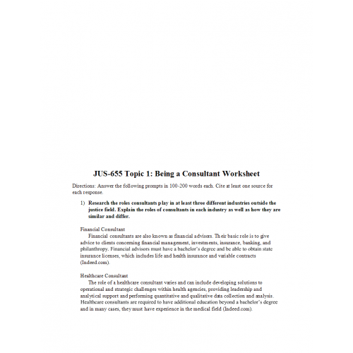 Independent consultant job description picture