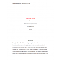 JUS 655 Topic 5 Assignment, Project Plan Protocols JUS 655 Topic 5 Assignment, Project Plan Protocols