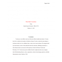 NRS 427VN Topic 4 Policy Brief Paper - Vaccinations