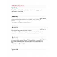 NURS 6051 Week 1 Quiz - patho