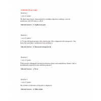 NURS 6051 Week 2 Quiz Patho