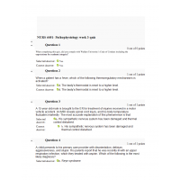 NURS 6051 Week 3 Quiz 1