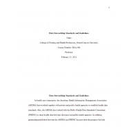 HCA 360 Week 5 Assignment, Data Stewardship Standards and Guidelines: 2021 HCA 360 Week 5 Assignment, Data Stewardship Standards and Guidelines: 2021
