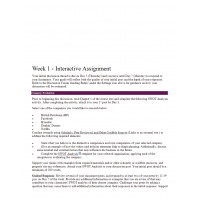 MGT 330 Week 1 Interactive Assignment MGT 330 Week 1 Interactive Assignment