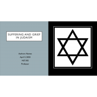 HLT 302 Week 6 Assignment, Suffering and Grief in Judaism