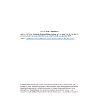 PSY 352 Week 1 Discussion 1, Hot Topic in Congnitive Psychology PSY 352 Week 1 Discussion 1, Hot Topic in Congnitive Psychology