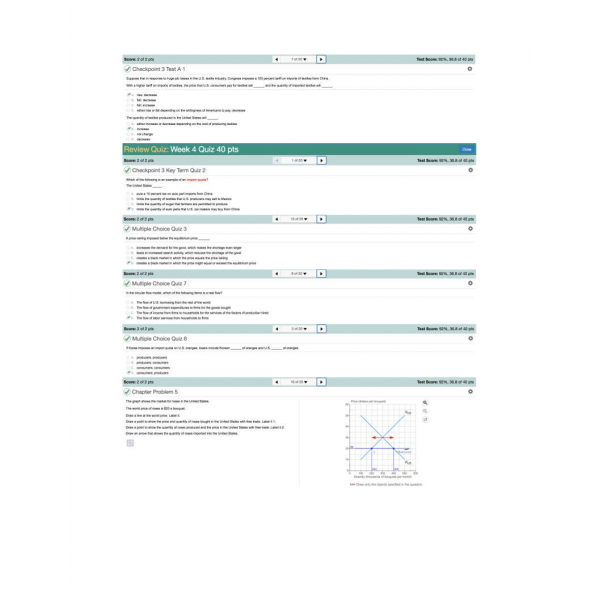 ECON 312 Week 4 Quiz ECON 312 Week 4 Quiz