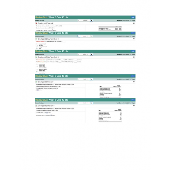 ECON 312 Week 5 Quiz ECON 312 Week 5 Quiz