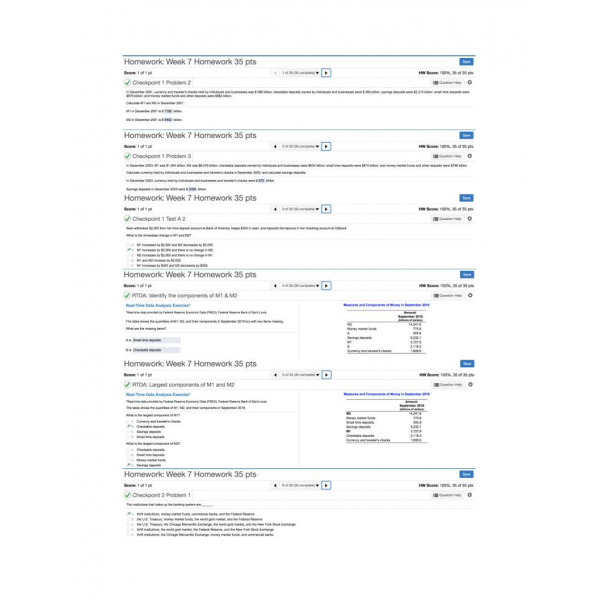 ECON 312 Week 7 Homework ECON 312 Week 7 Homework