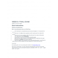 NETW 583 Week 8 Final Exam