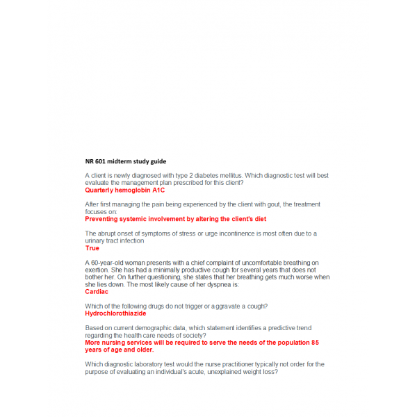 NR 601 Week 4 Midterm Study Guide 1 (100 Q and A) NR 601 Week 4 Midterm Study Guide 1 (100 Q and A)