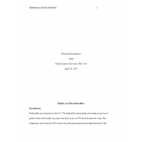 HLT 540 Week 8 Assignment 1, Proposal Development