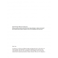 ELM 510 Topic 6 Discussion Question 2 ELM 510 Topic 6 Discussion Question 2