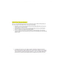 NUR 631 Week 2 Discussion Question 1 NUR 631 Week 2 Discussion Question 1