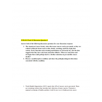 NUR 631 Week 10 Discussion Question 2 NUR 631 Week 10 Discussion Question 2