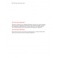 HLT 306 Week 2 Discussion Question 1 and 2 HLT 306 Week 2 Discussion Question 1 and 2
