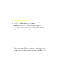 NUR 631 Week 12 Discussion Question 2 NUR 631 Week 12 Discussion Question 2