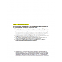 NUR 631 Week 14 Discussion Question 1 NUR 631 Week 14 Discussion Question 1