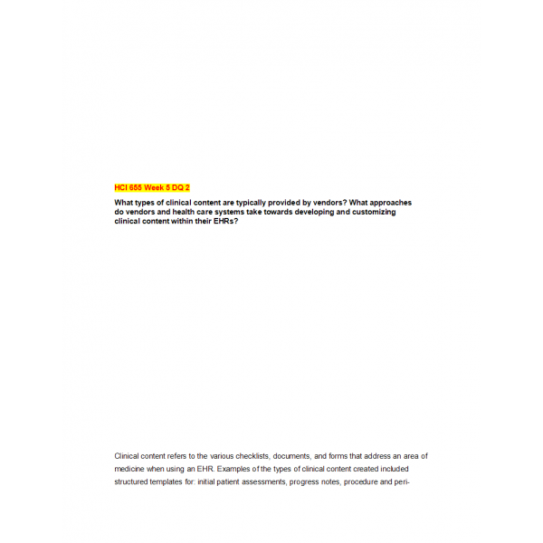 HCI 655 Week 5 Discussion Question 2