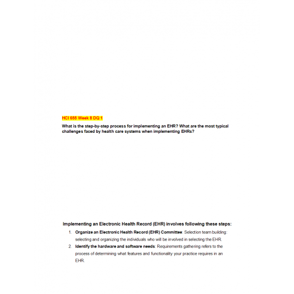 HCI 655 Week 8 Discussion Question 1