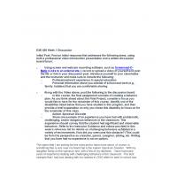 ESE 656 Week 1 Discussion, Written Introduction ESE 656 Week 1 Discussion, Written Introduction