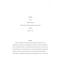 ESE 656 Week 2 Journal, Diversity 1 ESE 656 Week 2 Journal, Diversity 1