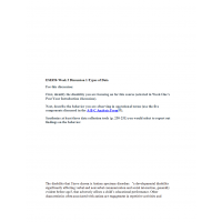 ESE 656 Week 3 Discussion 1, Types of data ESE 656 Week 3 Discussion 1, Types of data