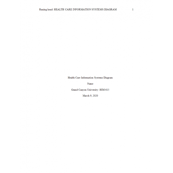 HIM 615 Topic 1 Assignment, Health Care Information Systems Diagram HIM 615 Topic 1 Assignment, Health Care Information Systems Diagram