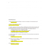 NSG 6340 Final Exam 2 NSG 6340 Final Exam 2