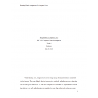 SEC 405 Week 4 Assignment 2, Computer Laws SEC 405 Week 4 Assignment 2, Computer Laws