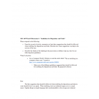 SEC 405 Week 8 Discussion 2 SEC 405 Week 8 Discussion 2