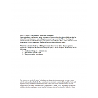 CRJ 311 Week 2 Discussion 1, Drugs and Scheduling CRJ 311 Week 2 Discussion 1, Drugs and Scheduling