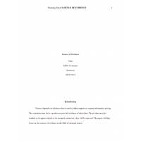 CRJ 311 Week 4 Assignment, Science of Evidence CRJ 311 Week 4 Assignment, Science of Evidence