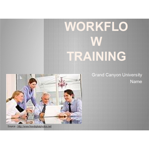 HCI 670 Topic 7 Assignment, Workflow Training