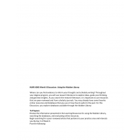 NURS 6003 Module 4 Discussion Question, Using Walden Library NURS 6003 Module 4 Discussion Question, Using Walden Library