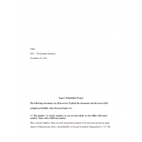 PSY 520 Topic 2 Probability Project: 2022 PSY 520 Topic 2 Probability Project: 2022