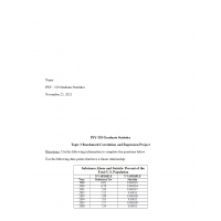 PSY 520 Topic 3 Benchmark Correlation and Regression Project: 2022 PSY 520 Topic 3 Benchmark Correlation and Regression Project: 2022