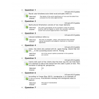 COUN 6723 Week 9 Quiz (Ver 1) COUN 6723 Week 9 Quiz (Ver 1)