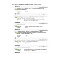 COUN-6723-38 Week 7 Quiz Multicultural Counseling Fall 2021 COUN-6723-38 Week 7 Quiz Multicultural Counseling Fall 2021