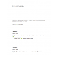 PSYC 2009 Week 3 Test with Answers PSYC 2009 Week 3 Test with Answers