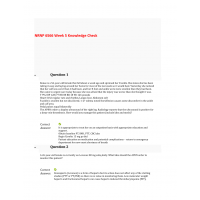 NRNP 6566 Week 5 Knowledge Check (Ver 1) NRNP 6566 Week 5 Knowledge Check (Ver 1)