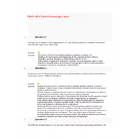 NRNP 6566 Week 8 Knowledge Check NRNP 6566 Week 8 Knowledge Check