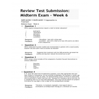 NURS 6630N-11 - NURS6630C-11 Midterm Exam