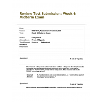 NURS-6630 Midterm Exam 2020 (75 out of 75)
