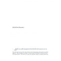 ESE 634 Week 3 Discussion 1, Conflict Modes ESE 634 Week 3 Discussion 1, Conflict Modes