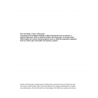 HCA 515 Week 3 Topic 3 Discussion 1 HCA 515 Week 3 Topic 3 Discussion 1