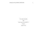 HCA 515 Week 8 Assignment, My Academic Career Path HCA 515 Week 8 Assignment, My Academic Career Path
