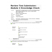 NURS 6501C-NURS 6501N Module 2 Knowledge Check (Summer 2021)