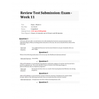 NURS 6521 Final Exam 2021 (100 out of 100) NURS 6521 Final Exam 2021 (100 out of 100)