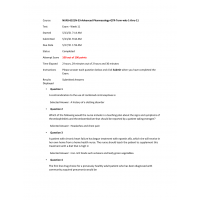 NURS 6521N-33 Final Exam Pharmacology 2021 NURS 6521N-33 Final Exam Pharmacology 2021